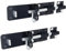 IRONTITE® 2 Pack Black Brenton Bolt Gate Bolt 150mm (6), Ideal Door Bolt Lock for Gates, Sheds, Barns etc. Heavy Duty Gate Lock Bolts. Garden Gate Bolts for Wooden Gates Including Fixings.