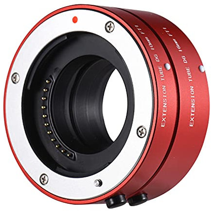 HUIOP Tubo di prolunga ro, ro Prolunga Tubo Anello Set 10mm + 16mm Auto Focus Apertura Regolabile Sostituzione per E-P1 E-P2 E-PL1 E-PL2 G1 G2 G10 GF1 GF2 GF3 Micro Quattro Terzi MFT M4/3 Mount Came