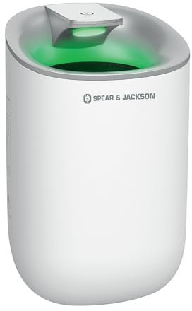Spear & Jackson 39895 600ml Dehumidifier/Controls Air Moisture Levels/Helps Allergies/Quiet and Portable