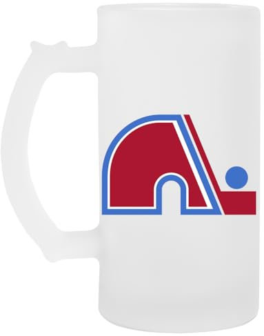 Quebec Nordiques Vintage Logo Un Verre Bière Agresser Tasse Glass Beer Mug Cup