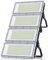 YIQIBRO Focos LED Exterior 400W, 4 en 1 40000LM 6500K Blanco Frío Luces Exterior, IP67 Impermeable 85-265V Lampara LED con Transformador para Jardin Garaje Hotel Fábrica Estadio