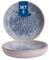 James Cooke Azure Vintage tiefe Teller - 2er-Set - Steinzeug - Ø 22 cm - blau weiss gestreift - für Pasta - Spülmaschinen-, Ofen- & Mikrowellenfest
