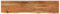 vidaXL Tischplatte, Rechteckig Holzplatte mit Baumkante, Holztischplatte Möbelplatte für Beistelltisch Bartisch, Platte Massivholzplatte Ersatzplatte, 160x30x2,5cm Massivholz Akazie