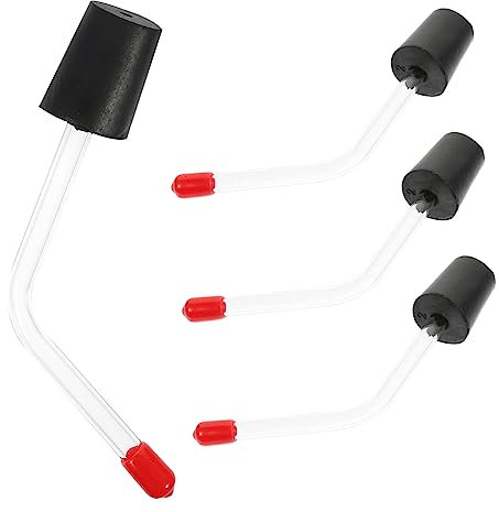 Mipcase 4pcs Wear-resistant Hummingbird Feeder Tube Unique Design for Outdoor Bird Feeding Replacement Parts for Bird Feeders