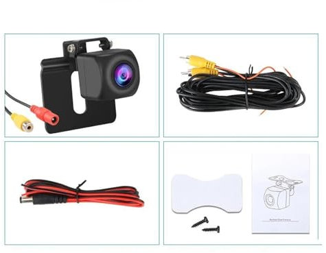 Universelle Rückfahrkamera 170 Grad Fisheye Objektiv 1920x1080P Auto Fahrzeug HD AHD Rückfahrkamera Sternenlicht Nachtsicht Universal Fahrzeug Kabellos Rückfahrkamera(720x480-155deg)