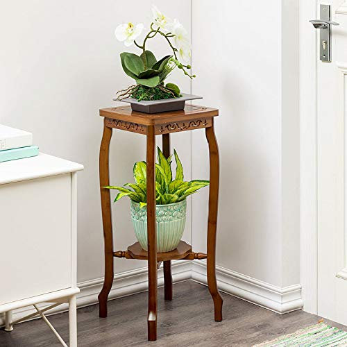 Blumenständer Pflanzen Hocker Blumenständer für den Innenbereich, Blumenständer, 2/3-stöckig, Blumenständer aus Holz, Holz-Blumentopfständer, mehrschichtige, kombinierbare Konstruktion als B