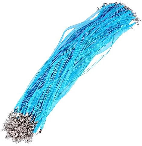 Tofficu Adjustable Lobster Buckle Yarn Cords 100 Pcs Set for Jewelry Necklace Bracelet Making