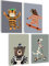 mojoliving Bilder Kinderzimmer jungen Baby Zimmer Poster Set Wandbilder Kinderzimmer mädchen Babyzimmer Deko Bilder für Baby Zimmer Dekoration (Kreativ)