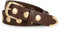 LEACOOLKEY Punk Nietengürtel Damen Studded Nieten Ledergürtel Gothic Rock Gürtel mit Nieten Damen Gürtel für Jeanshosen Cosplay