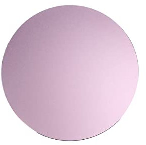 SHOWERORO Tapis De Souris Rond en Aluminium 200x200 Mm Antidérapant Surface Lisse Bureau Pc Ordinateur Portable Usage Multifonction