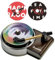 Ambientador de coche con tocadiscos, discos de ambientador de coche, tocadiscos, tocadiscos, ambientador de coche retro, ambientador de coche de disco de vinilo, ambientador de coche