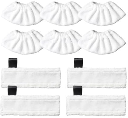 ,compatibile con Karcher Easyfix SC2 SC3 SC4 SC5 Copertura di ricambio for tampone di pulizia in microfibra, accessori for pulitore a vapore, panno for scopa a vapore, kit di stracci magici(Set-D 10PC
