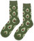 Tindo Grüne Socken mit Avocado Motiv Lustige Baumwolle Socken für Männer und Frauen Geschenksocken Unisex Einheitsgröße 36-43 Crew Socks 1-Paar