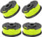 CHIHOLEN 4 Stück Rasentrimmer Fadenspule Kompatibel Mit Ryobi RAC143,Ersatzfadenspule für Ryobi RLT36B33 & RY36LT3A-0, Ø2mm 6,1m Länge (4 Spule)