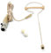 Bebykilemi Microphone Headset Discreet Earhook Over Ear Around Neck Mic For Stage Worship Lecturers, Beige