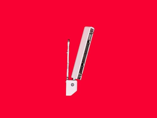 Roto Ecklager K 3/100 und Eckband K 3/100 für NT Fenster aus Kunststoff 493268 258590 (silber 70mm mit weißen Kappen)