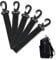 5-Pack Heavy Duty Hook and Loop Fastener Cable Tidy Straps with Lobster Clasp – Reusable Hook-and-Loop Cable Tie Holder for Extension Cords, Wires, Hoses for Home