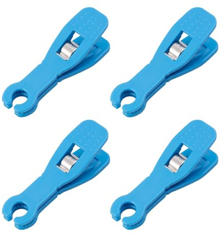 ROKZELT 4 Stück Plastic Clamps Für Piercing, Piercing Klemme, Piercing Tool, Für Piercing Zubehör, Blau, Für Piercing Set Selber Stechen