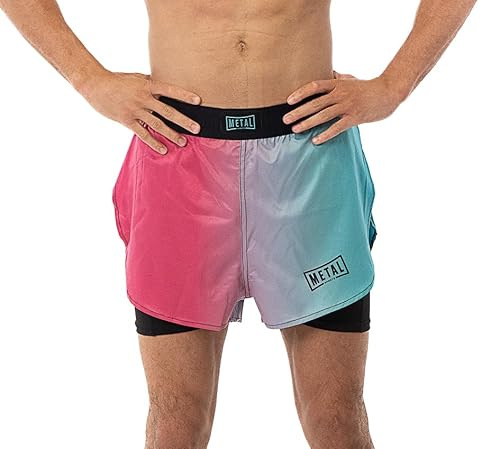 Metal Boxe Herren Shorts Fight Short 2en1