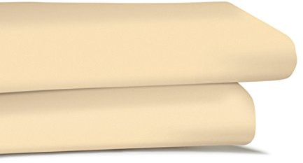 Irisette Spannbettlaken Jupiter dehnbar aus Mako-Jersey 100% Baumwolle, bügelfrei, vanille, 100 x 200 cm