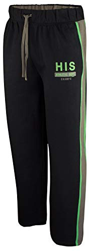 H.I.S Herren Relaxhose, Freizeithose, Jogginghose (48/50, schwarz)