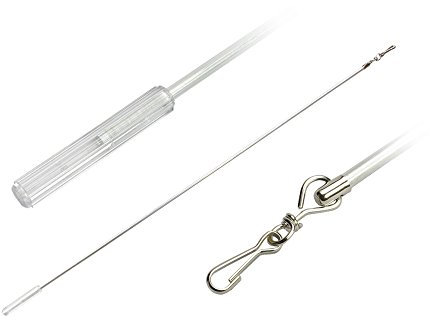 JalousieCrew 1 Stück Schleuderstab Chromstahl Farbe glasklar 5 mm Durchmesser (100 cm)