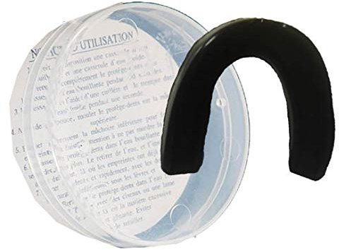 lisaro Zahnschutz/Mundschutz mit Box (schwarz, Junior)