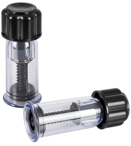 ORION Nippelsauger - zwei Nippelpumpen im Set, Nippelsauger mit extra starker Saugkraft dank Drehmechanismus, Nippelpumpe für Frauen und Männer