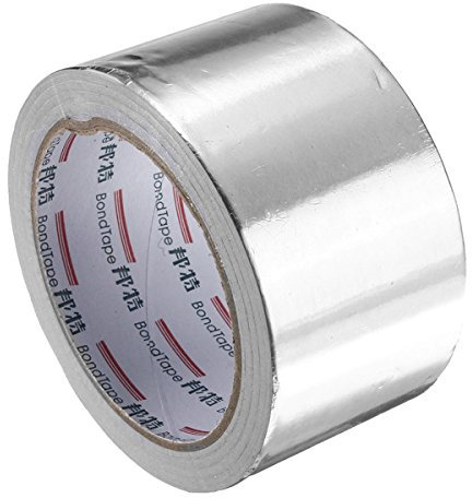 EsportsMJJ 60 mm X 25 M Silber Aluminium Folie Tape Hitze Selbstklebend Klebeband