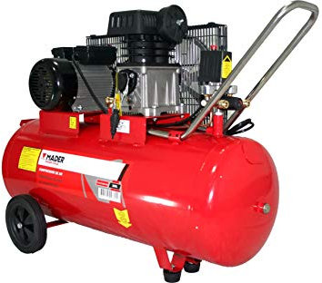 Mader 09360 Air Compressor with Belt, 100L, 3Hp, Single Phase