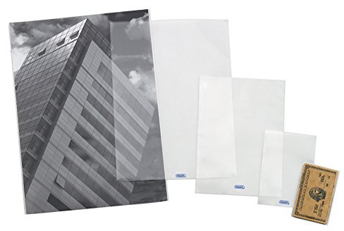 Favorit 400102331 Prospekthüllen Upocket ohne Lochung, 100 Stück, 11 x 16 cm, transparent
