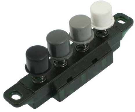Aexit AC 250V/125V 1A 4 Keys Interlock Push Button Switch for Fan (55dc5bac61d5e01a04e008a66fa3762b)