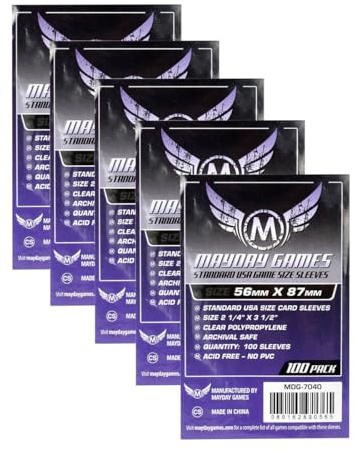 MayDay Standard Sleeves Kartenhüllen 500 Stück Vorteilspack 7040