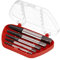 Broken Screw Extractor, 5PCS Screw Extractor Easy Out Set Drill Bits, Guide Broken Damaged Bolt Remover Tools Kit Set
