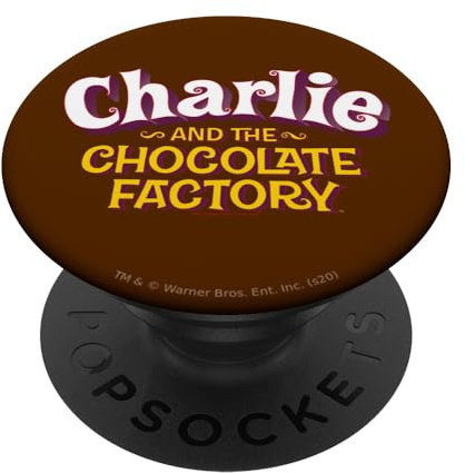 Willy Wonka and the Chocolate Factory Charlie Logo PopSockets PopGrip Interchangeable