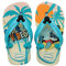 Havaianas Baby Disney Classics, Tongues,Beige Paille Bleue, 23/24 EU