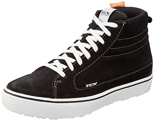 TCX - Street 3 WP, wasserdichte Motorradschuhe, Mann, Schwarz/Weiß, 42