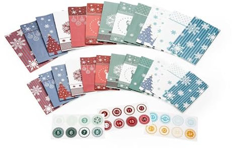Adventskalender selber basteln | Tüten Set 48-teilig