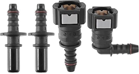 X AUTOHAUX 2 Set 3/8 9.49mm SAE to 5/16 8mm Fuel Line Hose Release Connector