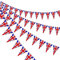 Décoration * Royaume-Uni * pour fête et fête de pays | décoration de fête drapeau du Royaume-Uni, édition : guirlande de fanions, 10 m