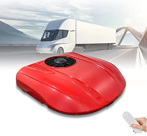 ARWIC Elektrische Parkklimaanlage, 12 V/24 V DC, Wohnmobil-Dachklimaanlage, nur Kühlung, 8 Stunden laufende Wohnmobil-Klimaanlage für Wohnmobil, Wohnmobil, Wohnwagen, Bus, Boot 12V
