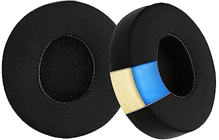 kwmobile Replacement Ear Pads Compatible with Beats Solo 3 (Set of 2) - Cooling Gel Earpads - Black