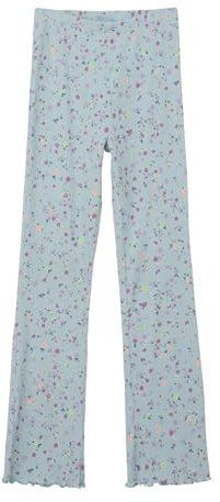 s.Oliver Mädchen 2142447 Legging mit Allover Print, türkis, L
