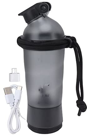 Botella Mezcladora Eléctrica, Botella Mezcladora de Proteínas Eléctrica Recargable por USB de 550 Ml, Botellas Mezcladoras Grandes para Mezclas de Proteínas, Vaso Mezclador Automático Eléctrico, Botel