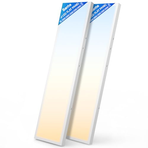 Barrina 1x4 LED Flat Panel Light, 8640LM 72W, 0-10V Dim, 5CCT 3000K-6000K