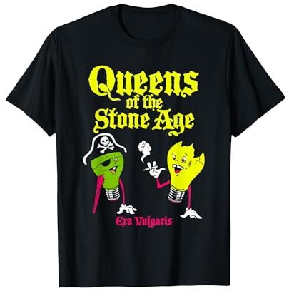 Offizielle Queens of The Stone Age Era Vulgaris T-Shirt, Herren, Schwarz, L