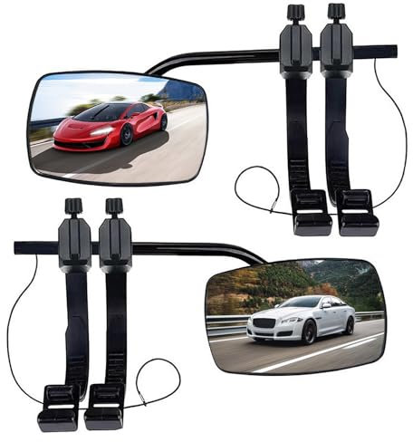 Wohnwagenspiegel Auto Abschleppspiegel, Universal Zusatzspiegel, Grand-Spiegel Mirror Außenspiegel für PKW Wohnmobile Caravan Anhänger (B)