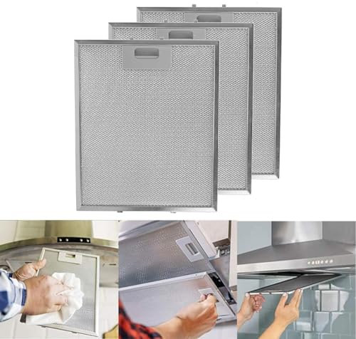 Filtro di ricambio per cappa da cucina, filtro in rete di alluminio, filtro antigrasso per cappa da cucina RANGEMASTER 30 cm x 25 cm