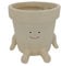 Mecerypt Funny Plant Pot Face Flower Pot for Indoor Outdoor Plants Cute Decorative B