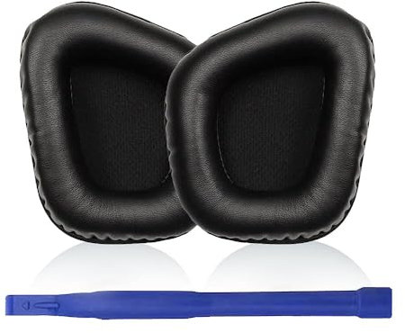 umvowuxa Almohadillas de Repuesto compatibles con los Auriculares Corsair Void Pro, Piel sintética Suave (Negro)